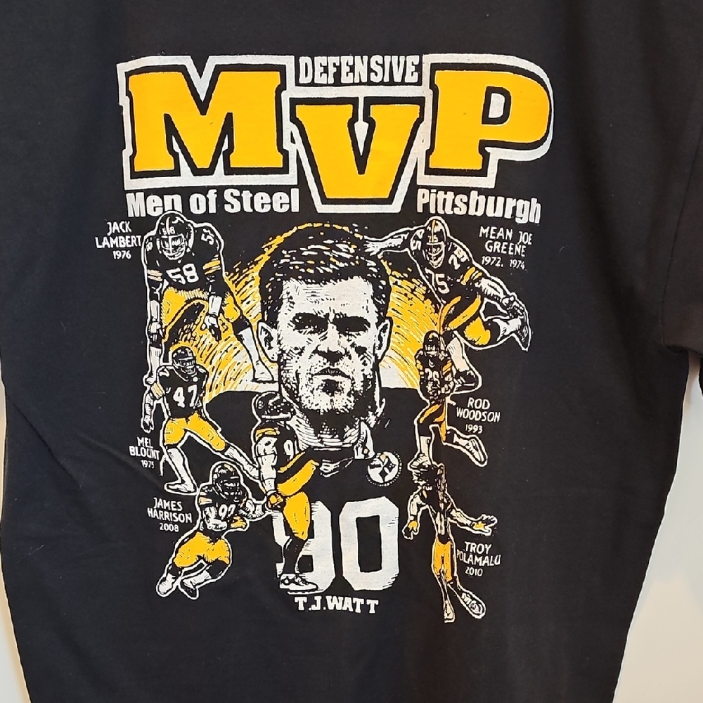 Pittsburgh Steelers Men of Steel Black T-Shirt